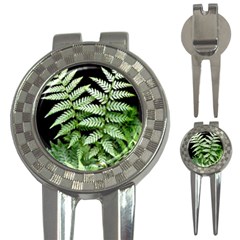 Fern Plant Leaf Green Botany 3-in-1 Golf Divots by Pakrebo