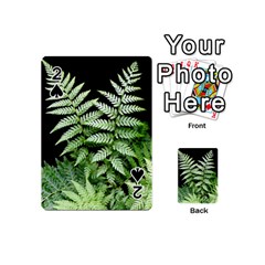 Fern Plant Leaf Green Botany Playing Cards 54 Designs (mini) by Pakrebo