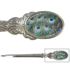 Peacock Feather Pattern Plumage Letter Opener by Pakrebo