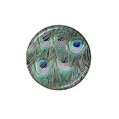 Peacock Feather Pattern Plumage Hat Clip Ball Marker by Pakrebo