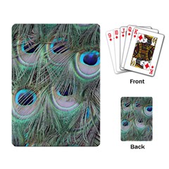 Peacock Feather Pattern Plumage Playing Cards Single Design (rectangle) by Pakrebo