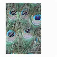 Peacock Feather Pattern Plumage Small Garden Flag (two Sides) by Pakrebo