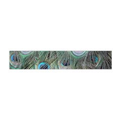 Peacock Feather Pattern Plumage Flano Scarf (mini) by Pakrebo