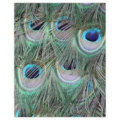 Peacock Feather Pattern Plumage Drawstring Bag (small) by Pakrebo