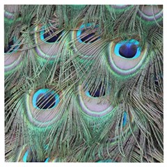 Peacock Feather Pattern Plumage Wooden Puzzle Square by Pakrebo