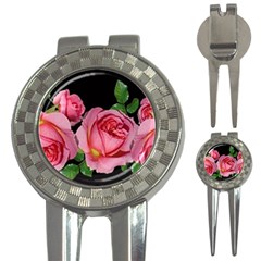 Roses Flowers Arrangement Garden 3-in-1 Golf Divots by Pakrebo