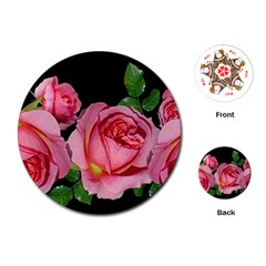 Roses Flowers Arrangement Garden Playing Cards Single Design (round) by Pakrebo