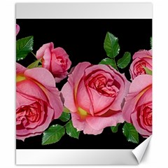 Roses Flowers Arrangement Garden Canvas 8  X 10  by Pakrebo