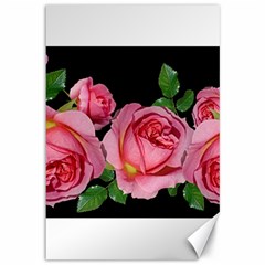 Roses Flowers Arrangement Garden Canvas 12  X 18  by Pakrebo