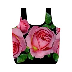 Roses Flowers Arrangement Garden Full Print Recycle Bag (m) by Pakrebo