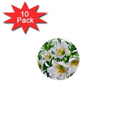 Lilies Flowers Perfume Arrangement 1  Mini Buttons (10 Pack)  by Pakrebo