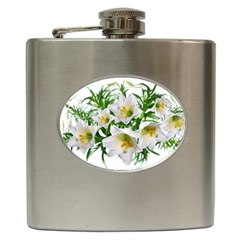 Lilies Flowers Perfume Arrangement Hip Flask (6 Oz) by Pakrebo