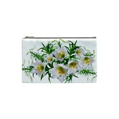 Lilies Flowers Perfume Arrangement Cosmetic Bag (small) by Pakrebo