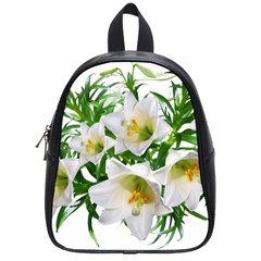 Lilies Flowers Perfume Arrangement School Bag (small) by Pakrebo