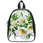 Lilies Flowers Perfume Arrangement School Bag (Small) Front