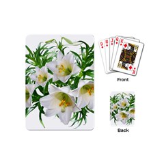 Lilies Flowers Perfume Arrangement Playing Cards Single Design (mini) by Pakrebo