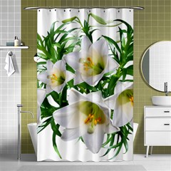 Lilies Flowers Perfume Arrangement Shower Curtain 48  X 72  (small)  by Pakrebo