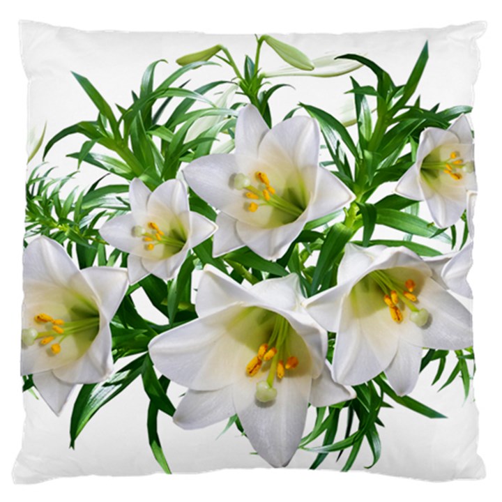 Lilies Flowers Perfume Arrangement Large Flano Cushion Case (One Side)