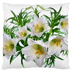 Lilies Flowers Perfume Arrangement Large Flano Cushion Case (two Sides) by Pakrebo