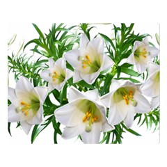 Lilies Flowers Perfume Arrangement Double Sided Flano Blanket (large)  by Pakrebo