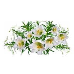 Lilies Flowers Perfume Arrangement Satin Wrap by Pakrebo