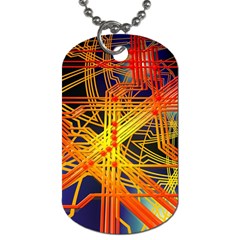 Board Circuits Control Center Trace Dog Tag (one Side) by Pakrebo