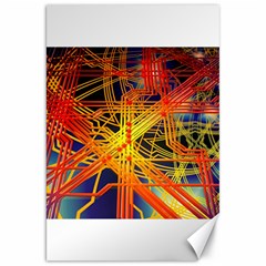 Board Circuits Control Center Trace Canvas 20  X 30  by Pakrebo