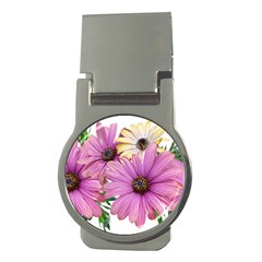 Flowers Daisies Arrangement Garden Money Clips (round) 