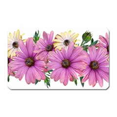 Flowers Daisies Arrangement Garden Magnet (rectangular) by Pakrebo