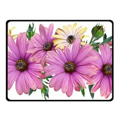 Flowers Daisies Arrangement Garden Double Sided Fleece Blanket (small)  by Pakrebo