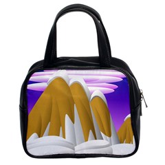 Europa Positive Thinking Mountain Classic Handbag (two Sides) by Pakrebo