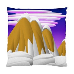 Europa Positive Thinking Mountain Standard Cushion Case (one Side) by Pakrebo