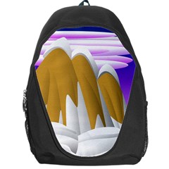 Europa Positive Thinking Mountain Backpack Bag by Pakrebo