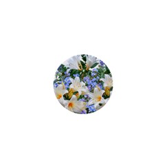 Flowers Lilies Arrangement Bouquet 1  Mini Buttons by Pakrebo