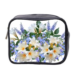 Flowers Lilies Arrangement Bouquet Mini Toiletries Bag (two Sides) by Pakrebo