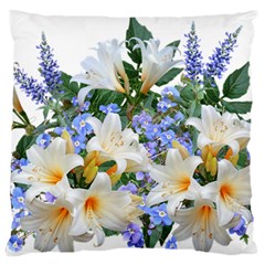 Flowers Lilies Arrangement Bouquet Standard Flano Cushion Case (two Sides) by Pakrebo