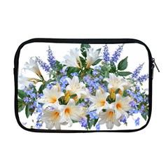 Flowers Lilies Arrangement Bouquet Apple Macbook Pro 17  Zipper Case by Pakrebo