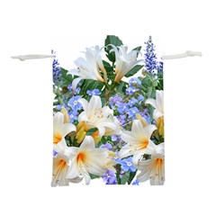 Flowers Lilies Arrangement Bouquet Lightweight Drawstring Pouch (m)