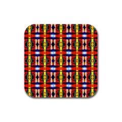 J 1 Rubber Square Coaster (4 Pack)  by ArtworkByPatrick