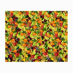 Background Pattern Structure Fruit Small Glasses Cloth by Pakrebo