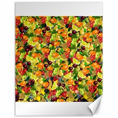 Background Pattern Structure Fruit Canvas 18  X 24  by Pakrebo