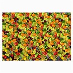 Background Pattern Structure Fruit Large Glasses Cloth (2 Sides) Front