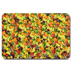 Background Pattern Structure Fruit Large Doormat  by Pakrebo