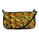 Background Pattern Structure Fruit Shoulder Clutch Bag Front