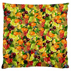 Background Pattern Structure Fruit Standard Flano Cushion Case (two Sides) by Pakrebo