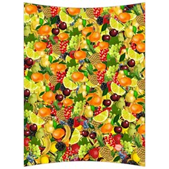 Background Pattern Structure Fruit Back Support Cushion by Pakrebo