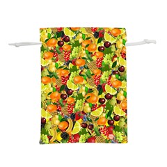 Background Pattern Structure Fruit Lightweight Drawstring Pouch (s) by Pakrebo