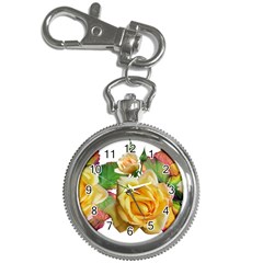 Flowers Roses Autumn Leaves Key Chain Watches by Pakrebo