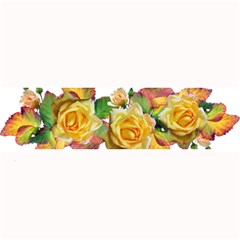 Flowers Roses Autumn Leaves Large Bar Mats by Pakrebo