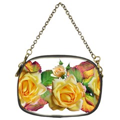 Flowers Roses Autumn Leaves Chain Purse (one Side) by Pakrebo